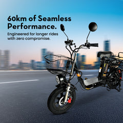 Kugoo Kirin V3 PRO Electric Delivery Scooter With 60Km of Seamless Performance