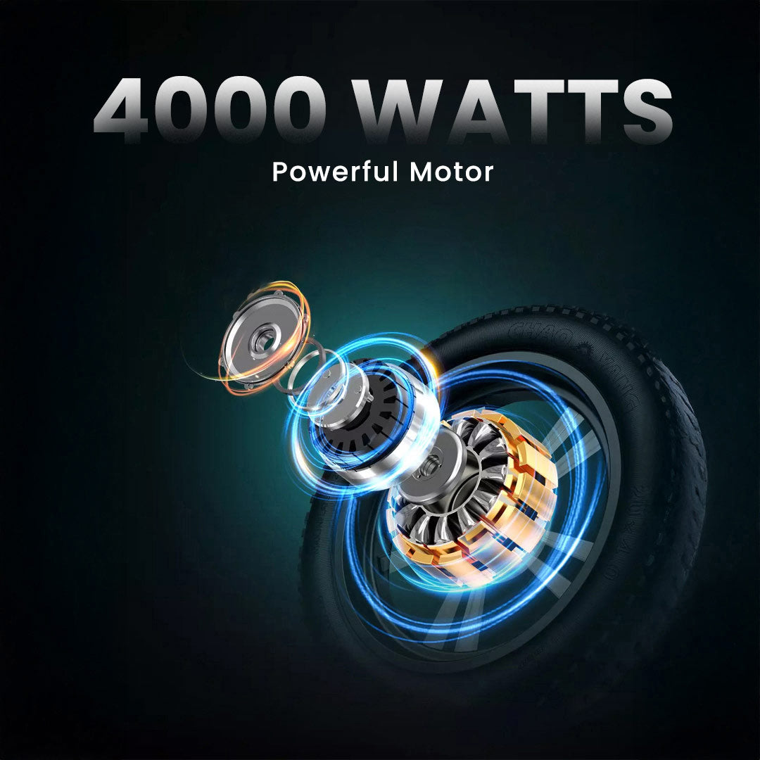 Motor with 4000 Watts Powerful Motor