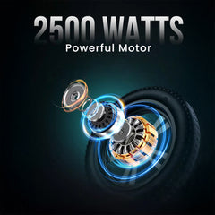 Motor with '2500 Watts Powerful Motor