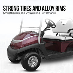 Megastar Golf club car 4 + 2 seater electric golf cart-White