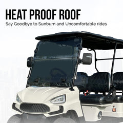 Megawheels Green Rider Electric Golf Cart 4 Seater Golf Buggy By Gulf Buggy