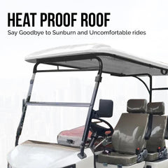 Megawheels Electric Golf Cart Responder 3 Sports Medical Ambulance Golf Buggy 3 Seats + Stretcher for Emergency