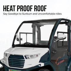 Megawheels Luxury Electric A.C Golf Cart 2 Seater Golf Buggy for Sightseeing