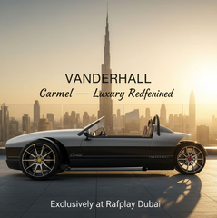 VANDERHALL Carmel at Gulf Buggy – Luxury 3-Wheel Roadster in Dubai UAE