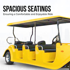 Megawheels Electric Golf Cart Vintage Classic Royal Vintage Golf Buggy 8 Seater by Gulf Buggy