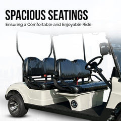 Megawheels Green Rider Electric Golf Cart 4 Seater Golf Buggy By Gulf Buggy