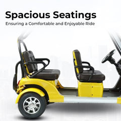 Megawheels Electric Golf Cart Evolution Buggy 4 Seater