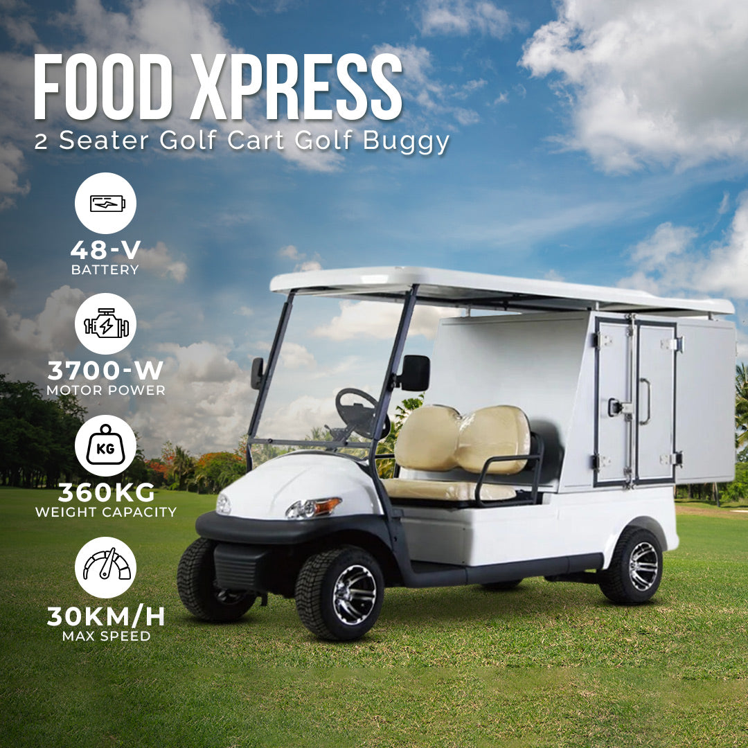 Gulf Buggy Food Xpress Golf Cart 2 Seater for Food Storage Golf Buggy