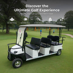 Megawheels Electric Golf Cart Sport Eco Golf Buggy 8 Seater -1200w At Gulf Buggy UAE