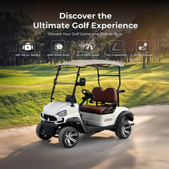 Megawheels Electric Golf Cart Green Rider Golf Buggy 2 seater By Gulf Buggy