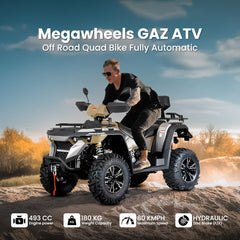 Megawheels GAZ ATV Quad Bike Fully Automatic Off Road Linhai M 550 L With Warranty