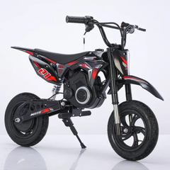 Megawheels RMX 24V Electric Kids Dirt Bike With Rubber Tyres & Leather Seat at Gulf Buggy