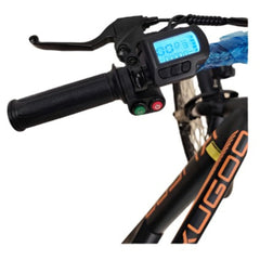 Bicycle handlebar with electronic throttle control