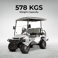 Megawheels Lvt Electric Golf Cart 4 Seats 2+2 With off Road Tyres & Raised Suspensions