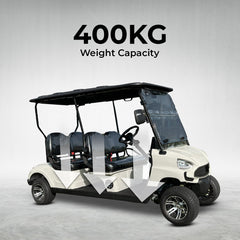 Megawheels Green Rider Electric Golf Cart 4 Seater Golf Buggy By Gulf Buggy