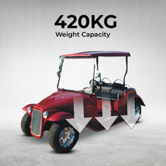 Megawheels Electric Golf Cart Vintage Classic Royal Electric Golf Buggy 4 Seater At Gulf Buggy