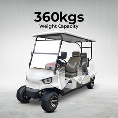 Megawheels Electric Golf Cart Responder 3 Sports Medical Ambulance Golf Buggy 3 Seats + Stretcher for Emergency