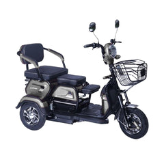 Electric Folding Mobility Scooter Carrier, Cargo Scooter Tricycle For 3 Passengers 600 watts