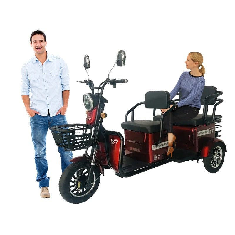 Megawheels 600 watts Mobility 3 Wheel Electric Scooter Tricycle passenger 48v At Gulf Buggy