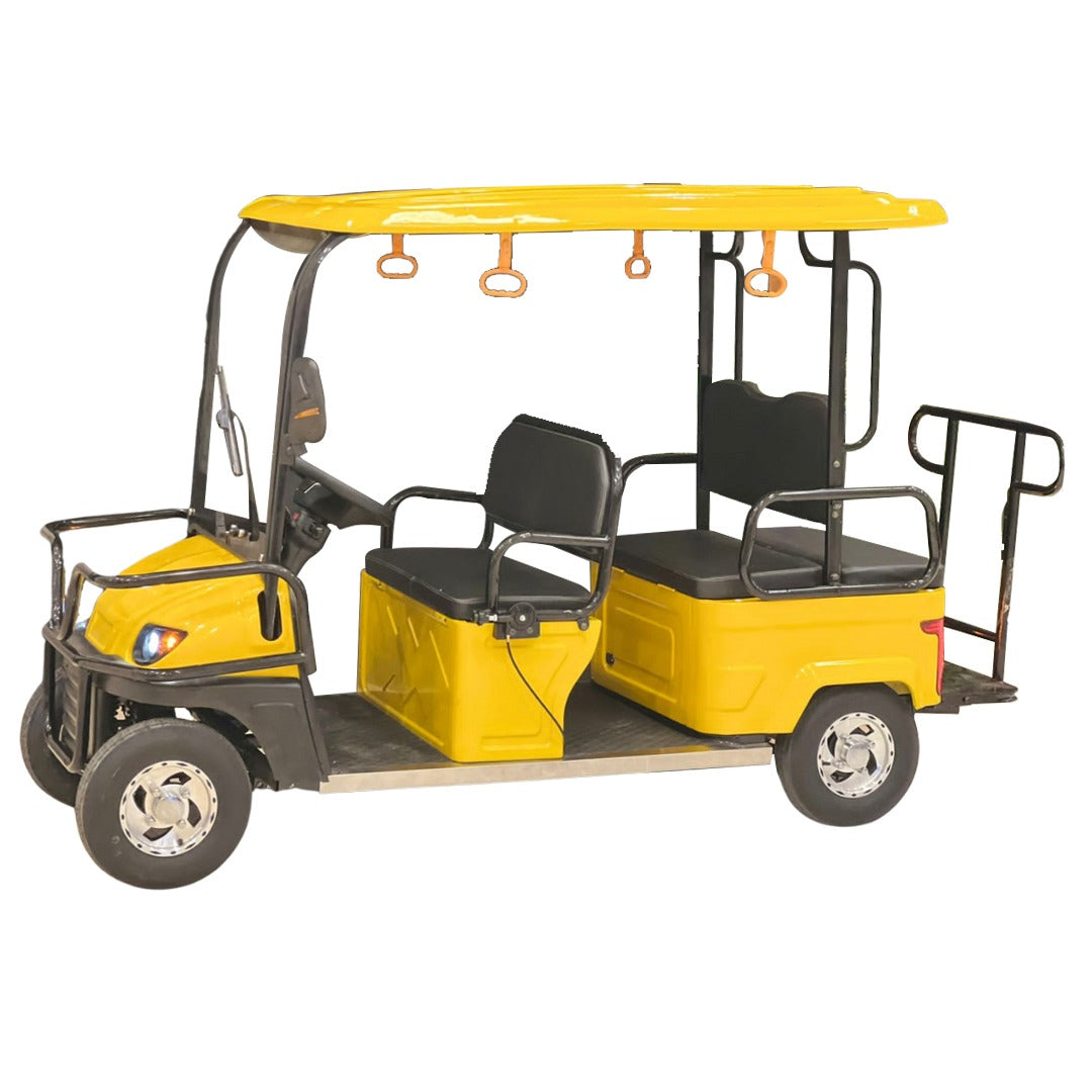 Golf carts Megawheels CruiseMaster 600X Electric 4+2 seater Yellow