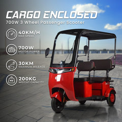 Megawheels Urbanroof 48 v Electric Tricycle for 3 Passengers By Gulf Buggy