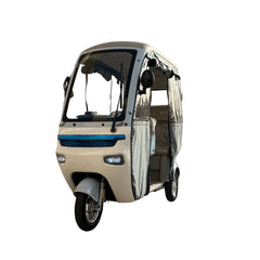 Trishelter 3 Passenger Tricycle With Roof and Side Protective Cover 48 V at Gulf Buggy UAE