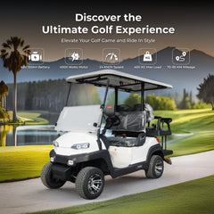 Gaz 2+2 Electric Golf Cart Buggy With 1 Year Warranty