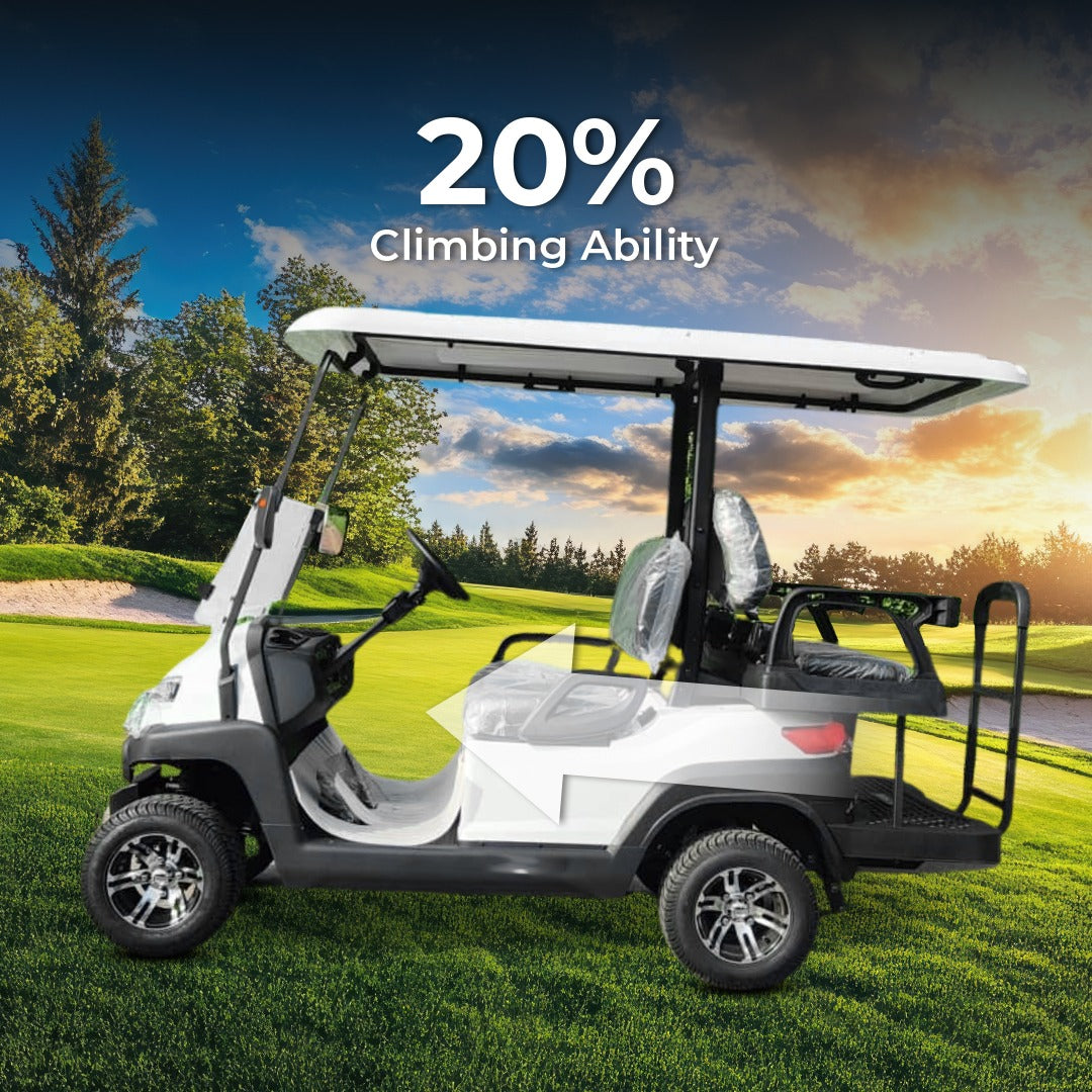 Gaz 2+2 Electric Golf Cart Buggy With 1 Year Warranty
