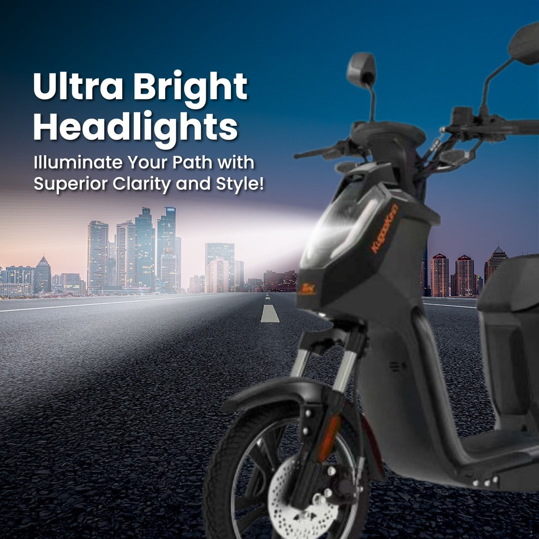 Kugoo Kirin Note Motor Scooter with Bright Light