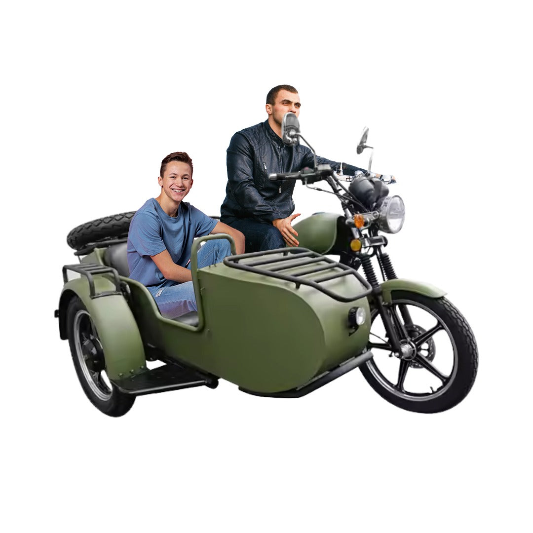 Megawheels Harley Style 200 CC Off Road Motorbike With Side by Side Car Retro Classic Motorcycle