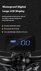 Megawheels Black Warrior Fat Harley Bike 48 V With Removable Lithium Battery