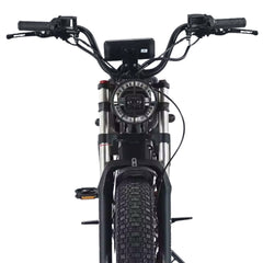 Megawheels Black Warrior Fat Harley Bike 48 V With Removable Lithium Battery