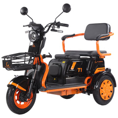 Kugoo 3-Wheel Electric Tricycle Bike with Seat Battery 48V Motor 500W