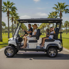 Megawheel Titan Lifted Off Road Golf Cart Lithium Battery 4 Front Seater with Modern & Premium Specs