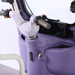 Megawheels 60 V Urban Roof Back Enclosed Electric Scooter Tricycle for 3 Passengers