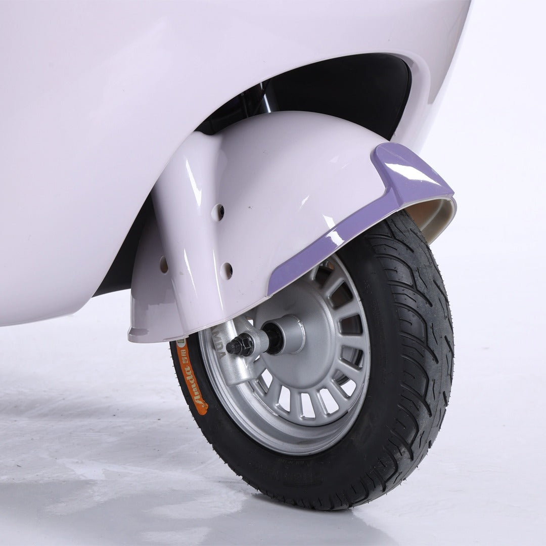 Megawheels 60 V Urban Roof Back Enclosed Electric Scooter Tricycle for 3 Passengers