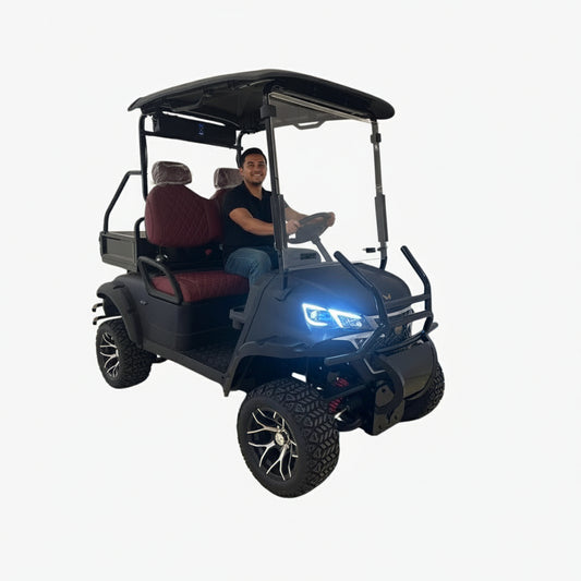Megawheels VL Lifted Premium Golf Cart 2 Seaters With Utility Box by Gulf Buggy