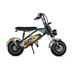 Side View of Electric Scooter bike Smart Harley Road Mini 48V