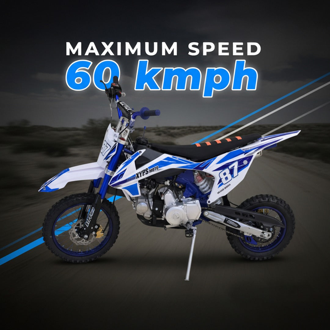Maximum speed 60 Kmph at Phantom Dirt Cross Bike