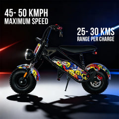 Ultra Bright LED Headlight of Smart Harley off Road Mini Scooter