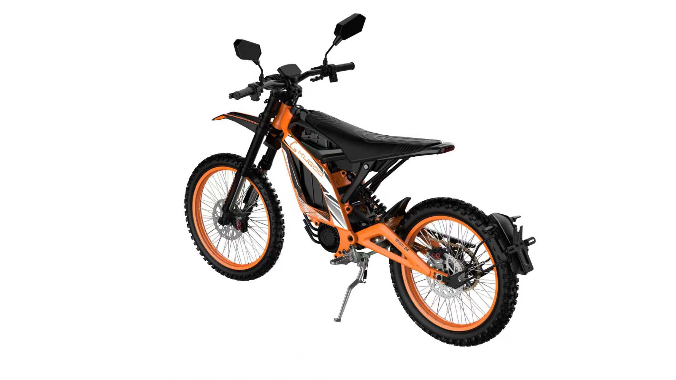 Side view of Kugoo Wish 04 Electric Dirt Bike for Adults