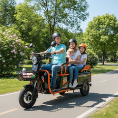 Kugoo Hybrid 3-Wheel Electric cargo Tricycle