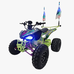 Colourful Electric ATV Atom 72 V Quad Bike with LED lights