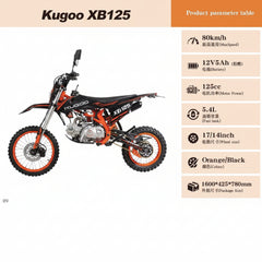 Kugoo XB 125CC Off Road Dirt Bike Motor Power 125CC With Top Speed 80 km/h