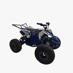 Blue and black ATV Quad Bike