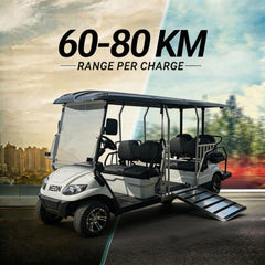 Keon Special Loading tramp Premium Electric Golf Cart 6 Seater With Lithium battery and Exclusive warranty