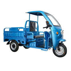 Blue three-wheeled Electric Cargo Bike