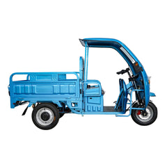Blue cargo tricycle