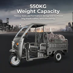 Cargo tricycle with 550KG weight capacity