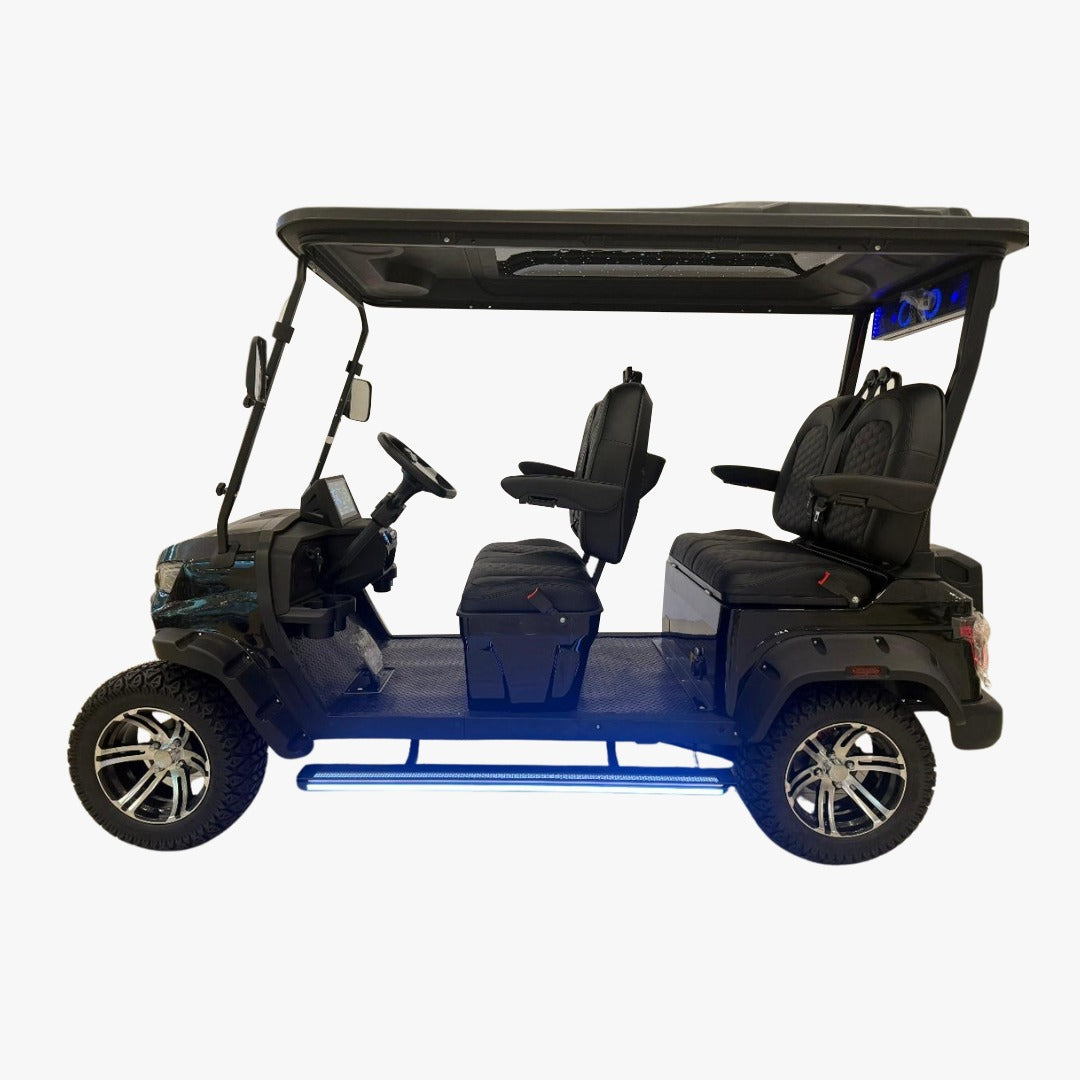 Megawheel Titan Lifted Off Road Golf Cart Lithium Battery 4 Front Seater with Modern & Premium Specs